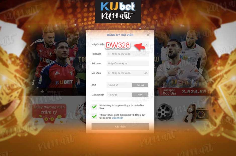 Đăng ký cực dễ với 3 bước